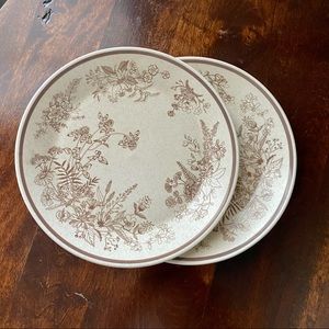 Vintage Temperware Lenox Wynnewood Floral Plates